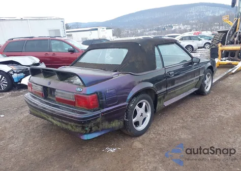 1988 Ford Mustang Lx из США, поврежденный, VIN 1FABP44E8JF303629